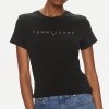 T-shirt Tommy Jeans koszulka bluzka damska czarna